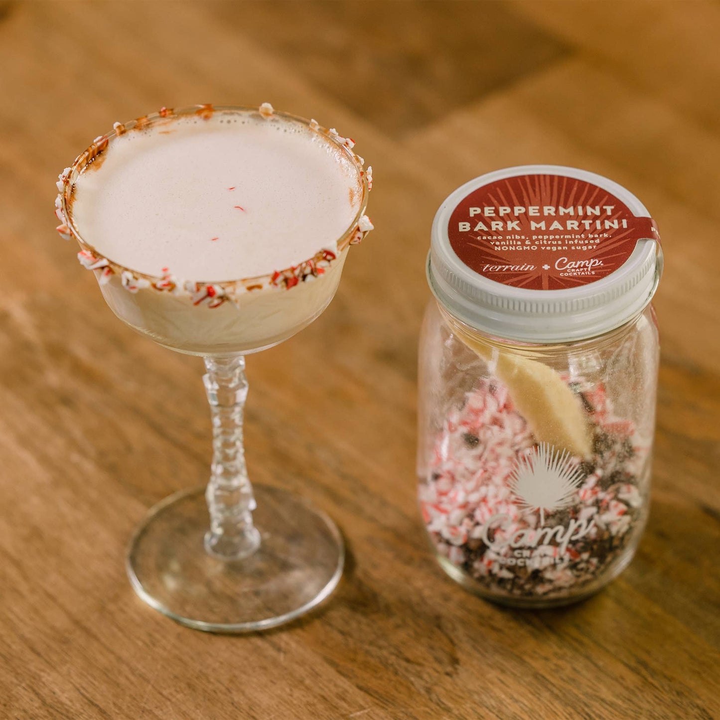 16 oz Peppermint Bark Martini