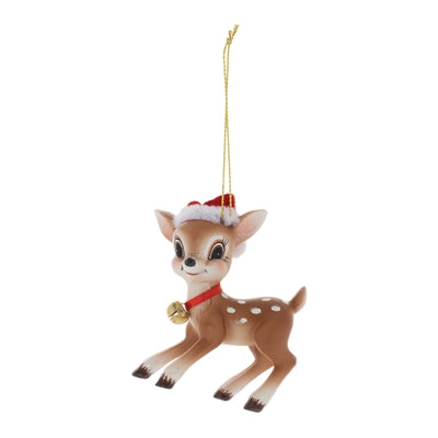 Fawn Ornament 3"H Resin