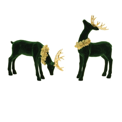 Deer Green and Gold