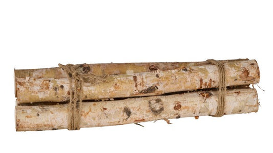 20"L X 2.25"DIA BIRCH LOG BUNDLE