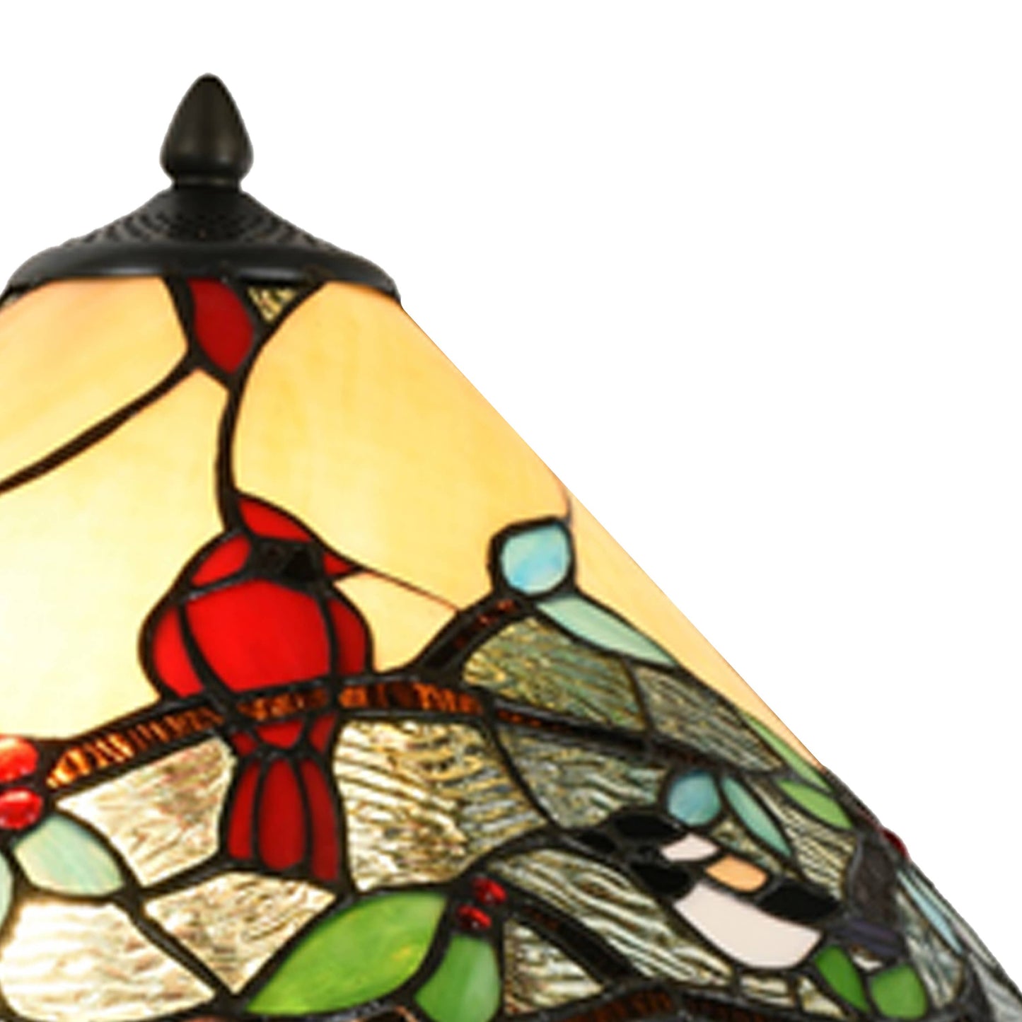 23.75"H Remi Multicolor Triple-Lit Cardinal Table Lamp