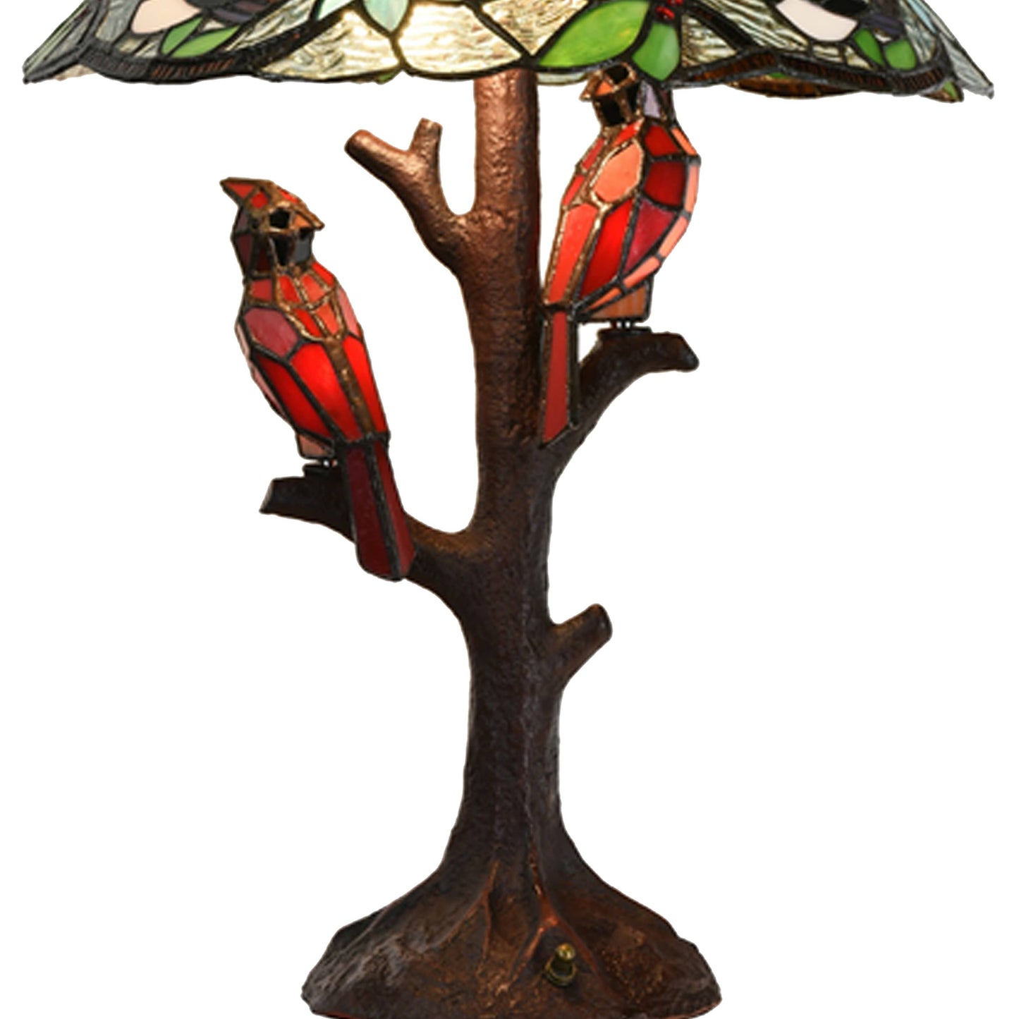 23.75"H Remi Multicolor Triple-Lit Cardinal Table Lamp