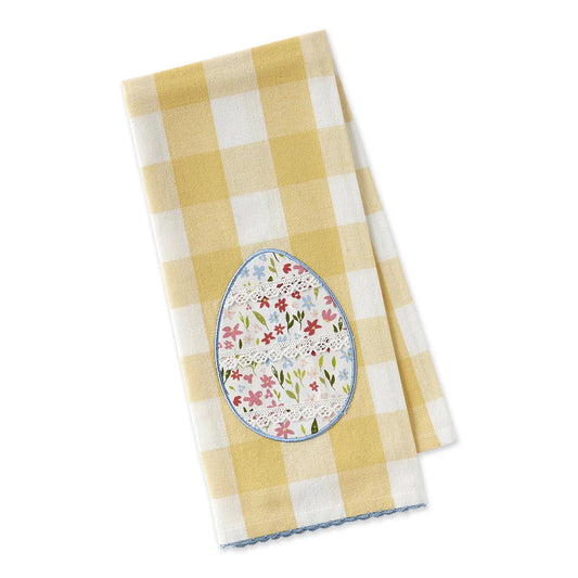 Lace Egg Dishtowel